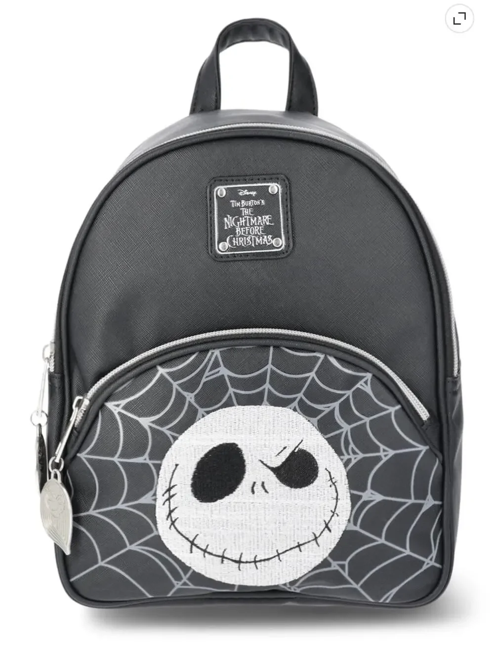 Disney Nightmare Before Christmas Jack Skellington Women's Mini Backpack, Black